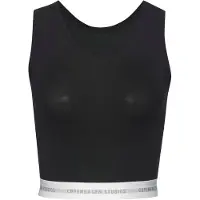 Copenhagen Studios Top desportivo preto / branco