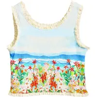 Desigual , Camiseta com estampa de paisagem, AlgodÃO, 5/6