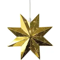Star Trading Estrela perfurada em latão brilhante