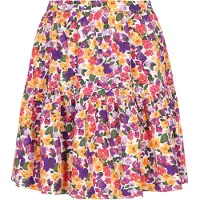 Swirly Saia 'Fashion Look' caril / roxo escuro / amora / branco