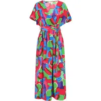 IZIA Vestido azul real / verde / roxo / vermelho