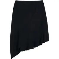 Desigual , Saia de textura assimétrica, PoliÉSter, Preto, M