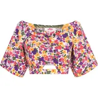 Mymo Blusa amarelo / roxo / cor-de-rosa / branco