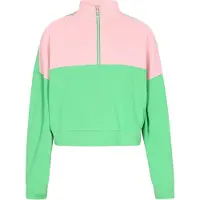 Mymo Sweatshirt 'Comfy' verde claro / cor-de-rosa