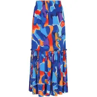 Ebeeza Saia navy / azul claro / laranja