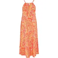 Ebeeza Vestido 'Spring Summer' amarelo / laranja / rosa / branco