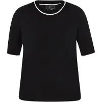 Faina Pullover preto / branco