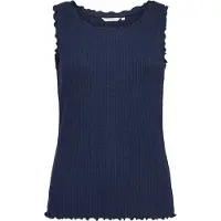 Cream Top 'Ribba' navy
