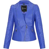 Faina Casaco meia-estação 'Fashion Look' azul