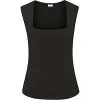 LASCANA Top preto denim