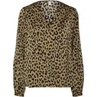 Vero Moda Blusa 'VMAMELA' areia / castanho claro / preto