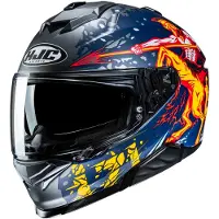 HJC I71 Touro capacete integral Mate/Azul/Branco/Laranja XL unissexo