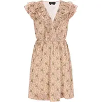 Faina Vestido de verão 'Fashion Look' bege / estuque / verde / cor-de-rosa