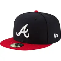 New Era Boné Mlb 12572848 59fifty Atlanta Braves Home