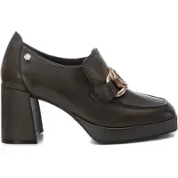 Carmela para mulher. 16184902-KAKI Mocassins de couro 161849 verde (40), 5 a 8cm, Nenhum, Casual