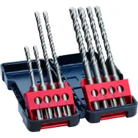 Bosch Accesorios Caixa Resistente Sds-plus 6/8/10 Mm 8 Peças