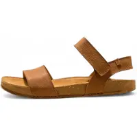 El naturalista para homem. 2579011ND005_023 Sandálias de couro castanho N5790 Equilíbrio (37), Marrom, Plano, 1 a 3cm, Velcro, Casual