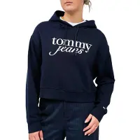 Tommy Hilfiger Moletom Com Capuz Script Relaxed Fit