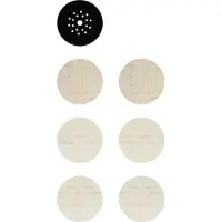 Bosch Conjunto De Lixa De Malha M480 Com Almofada Saber 225 Mm 7 Unidades