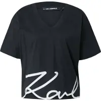 Karl Lagerfeld Camisa preto / offwhite