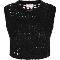 IZIA Top de malha preto