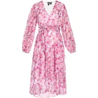 Dreimaster Vestido cor-de-rosa / pó / rosa claro / branco