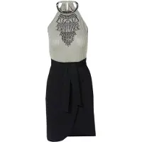 KOROSHI Vestido cinzento / preto