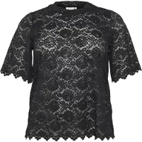 KAFFE CURVE Camisa 'Jaida' preto