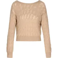 Dreimaster Pullover bege escuro