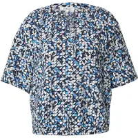 s.Oliver Blusa bege / navy / azul claro / branco