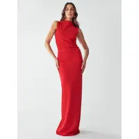 BWLDR Vestido 'LANA ' vermelho sangue