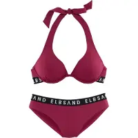 Elbsand Biquíni cinzento claro / baga / preto