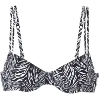 s.Oliver Top de biquíni preto / branco