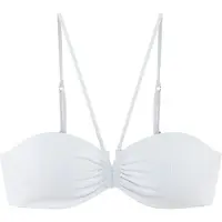 Copenhagen Studios Top de biquíni branco