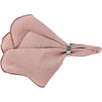 Broste Copenhagen Guardanapo de mesa GRACIE X2 - Rosa - 45x45 cm