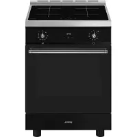 Smeg Cozinha Vitrocerâmica Com Forno C6ipblt2 Induction 60 Cm 4 Bocas