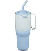 Klean Kanteen Insulated Rise Tumbler 1010994 caneca flipstraw, Ice Blue 1065 ml