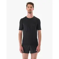 Compressport - Vestuário trail corrida - Pro Racing SS Tshirt M Black para Homem - Tamanho L - Preto