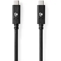 Nedis Ccgw64750bk10 Cabo Usb 3.2 Gen 2 Usb-c M-usb-c M 4k A 10gbs Niquelado 1 M 100w 60hz