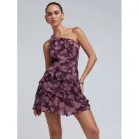 BWLDR Vestido 'Codie' roxo escuro / preto