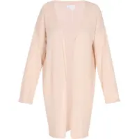 Usha WHITE LABEL Casaco de malha 'Comfortable' areia