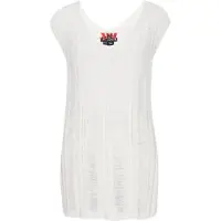 MyMo ROCKS Vestido de malha 'Fashion Look' offwhite