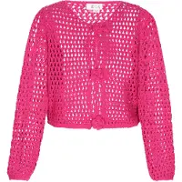 IZIA Casaco de malha rosa