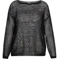 Usha Pullover 'Fashion Look' preto