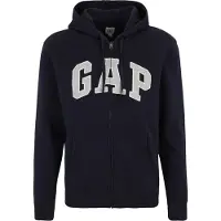 Gap Casaco em moletão navy / acinzentado / branco
