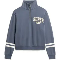 Superdry Moletom Com Meia-zíper Athletic Applique