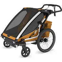 Thule - Carrinhos desportivos - Chariot Sport 2 Double Natural Gold para Unissexo - Amarelo