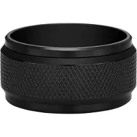 Fossil Anel 'Knox' preto