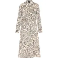 Usha Vestidos camiseiros creme / preto