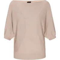 Dreimaster Klassik Pullover bege escuro / prata
